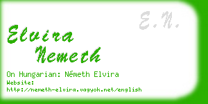 elvira nemeth business card